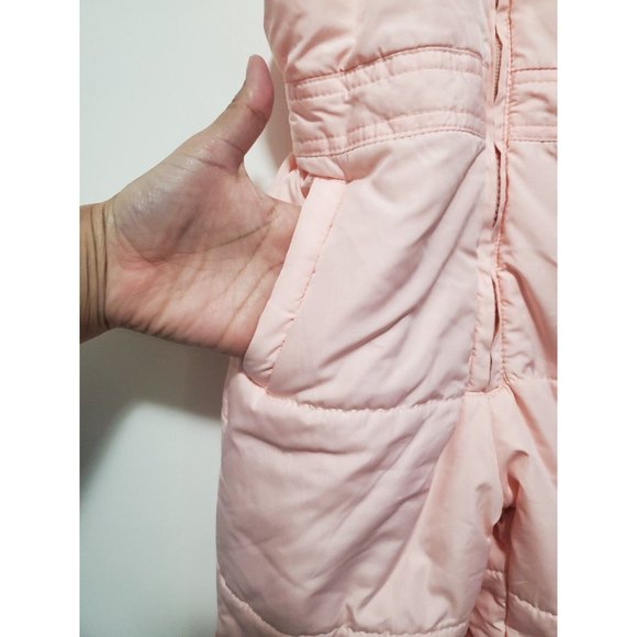 Jessica Simpson Snow Pant Play Bib -  Coral Pink 2T Adjustable - Picture 13 of 16